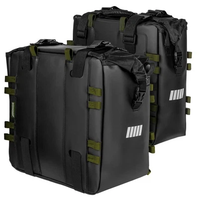 Motorrad Seitentaschen 22L & 38L wasserdicht, Softbags- SCHNORR für Aprilia Tuar - Bild 1 von 4