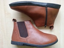 ZAQQ piedi nudi-pelle-Chelsea-stivaletti-scarpe-stivali 43 nuovi fatti a mano in Germany  