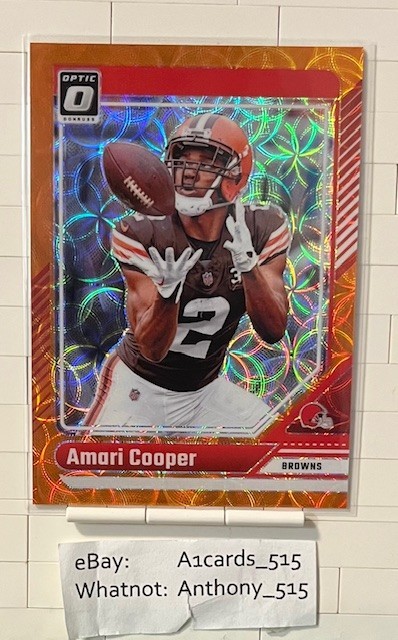 Amari Cooper - 2024 Donruss Optic #47 - Orange Scope Prizm 39/79 - Browns