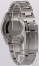 2022 PAPERS Rolex Oyster Perpetual BLACK Steel 34mm Oyster Watch 124200 BOX 5