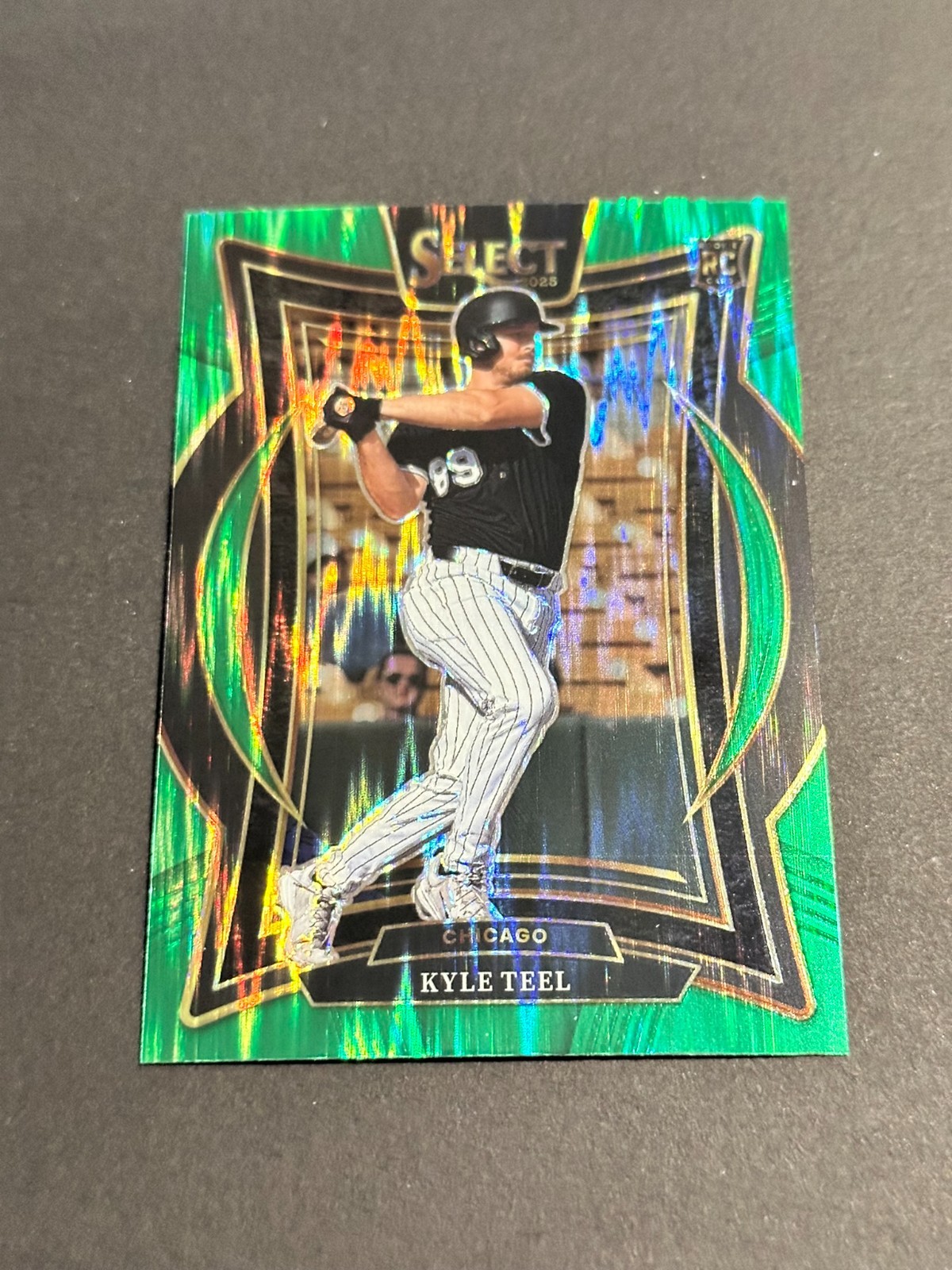 2025 Panini Select Baseball - Kyle Teel #66 Green Flash Prizm
