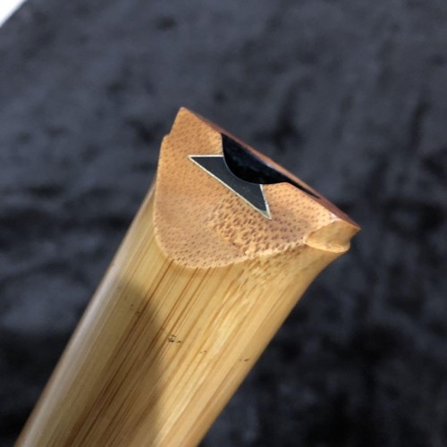 Shakuhachi Kochō Kinkofu Joint Bamboo Flute 1.8 Foot D Key Japanese Instrument - Picture 3 of 6
