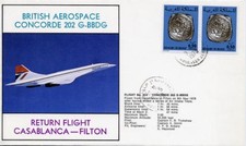 BA074 Premier vol - Concorde - G-BBDG - Casablanca-Filton