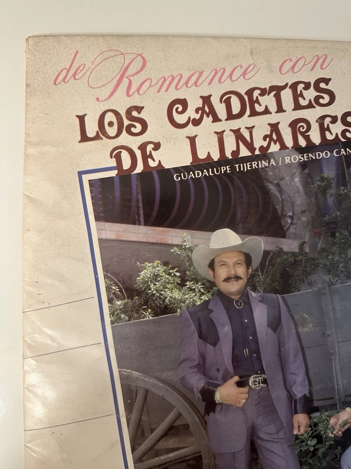 Los Cadetes De Linares – De Romance Con (1 x LP, Vinyl, 1990 MX, VG+) - Image 3 of 4
