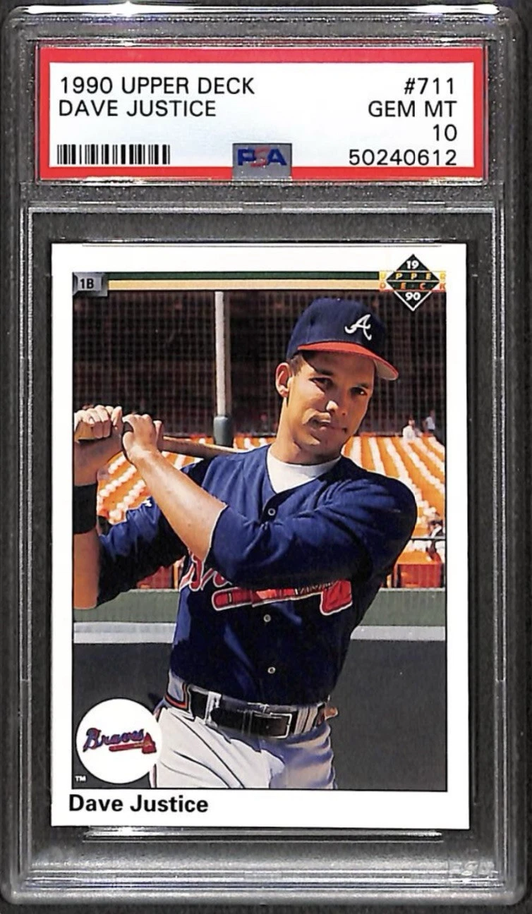 Dave Justice trading card