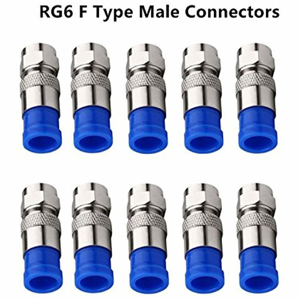 Coax Cable Crimper Kit Tool For RG6 RG59 Coaxial Compression Fitting