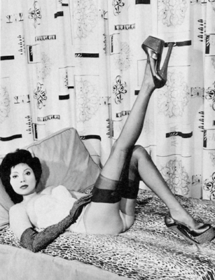 Vintage 1950s Women Sexy Pin Up Naughty Lingerie Legs Risque #2173 | eBay