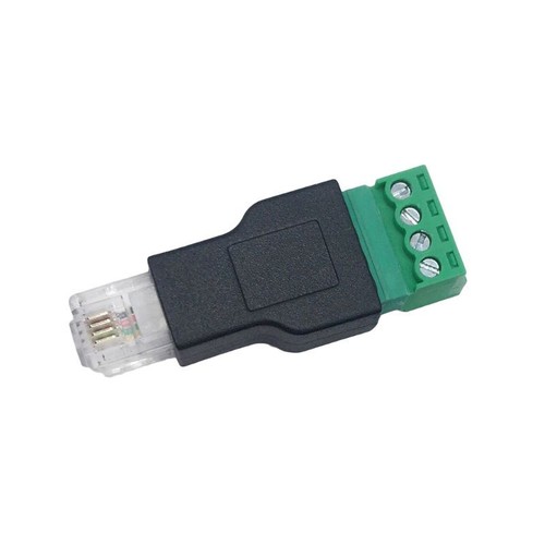 RJ11 to Screw Terminal Adapter 4P 4C Male to 4 Pin Screw Terminal Connector - Picture 3 of 8