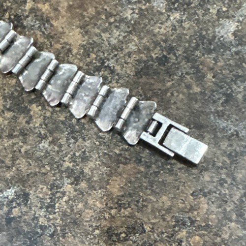 Vintage Sterling & Marcasite diamond face watch (k)not Running - 第 5/9 張圖片