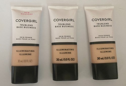 3-Pack New COVERGIRL TruBlend Base Business Illuminating Skin Primer (Sealed) - 第 1/1 張圖片