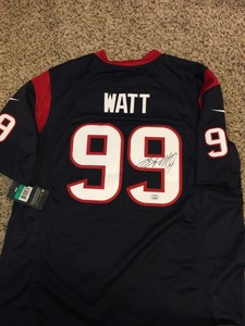 jj watt autographed jersey