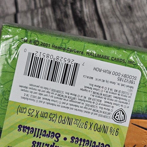 Vintage Scooby Doo Birthday Party Napkins (16 Per Pack) Y2K Party Napkins New - Picture 3 of 4