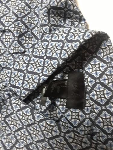 Camicia H&M uomo S manica lunga royal elegante blu emblema uomo C2