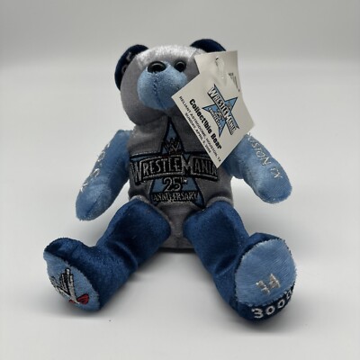 *RARE* WWE Wrestling Wrestlemania 25 Collectible Teddy Bear 2009 Limited 14/3000