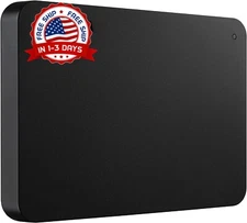 Disco Duro Externo Portatil De 2TB Para Computadora Laptop Juegos USB 3.0 Negro