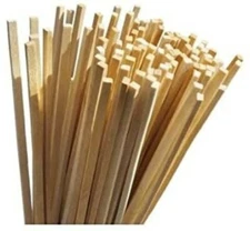 🔥 100 Quality Candy Floss Cotton Candy 11" Square edge sugar wood skewer sticks