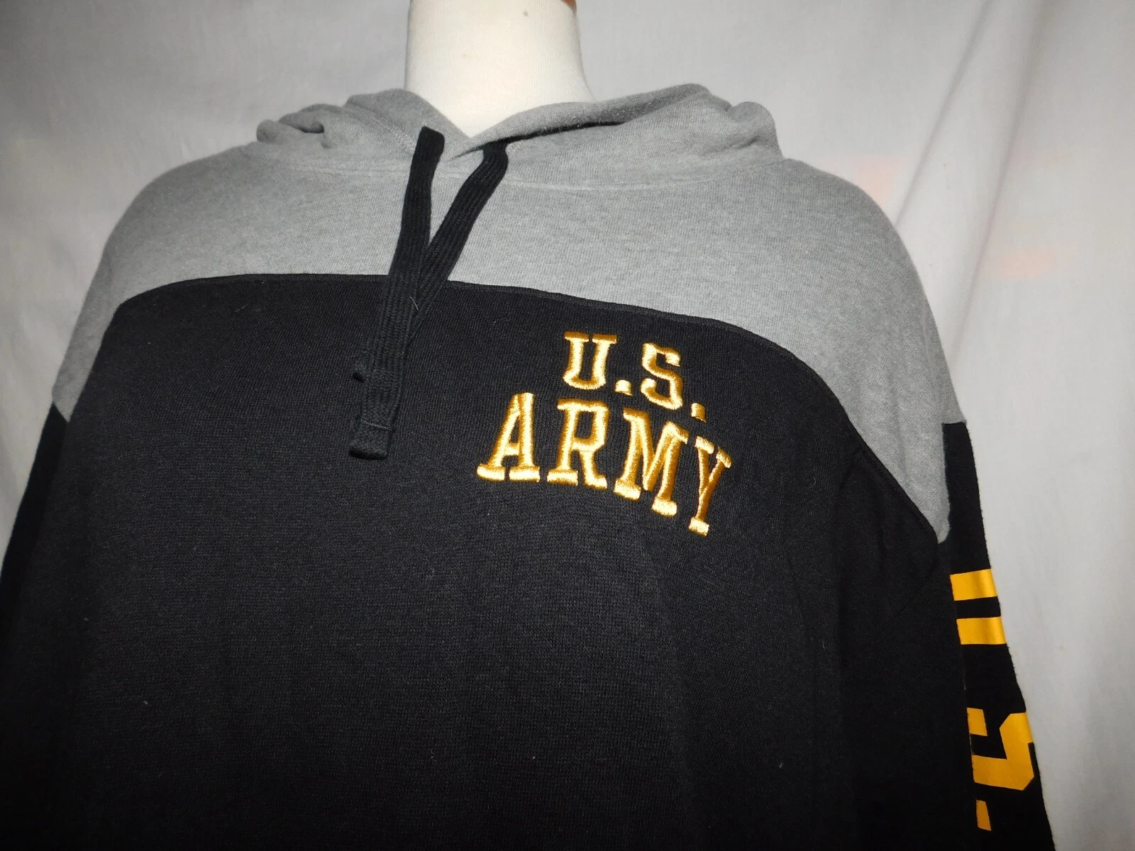 UNDERCOVER FELPA CON CAPPUCCIO ROSA VICTORIA'S SECRET ESERCITO STATUNITENSE 5TH & OCEAN taglia M