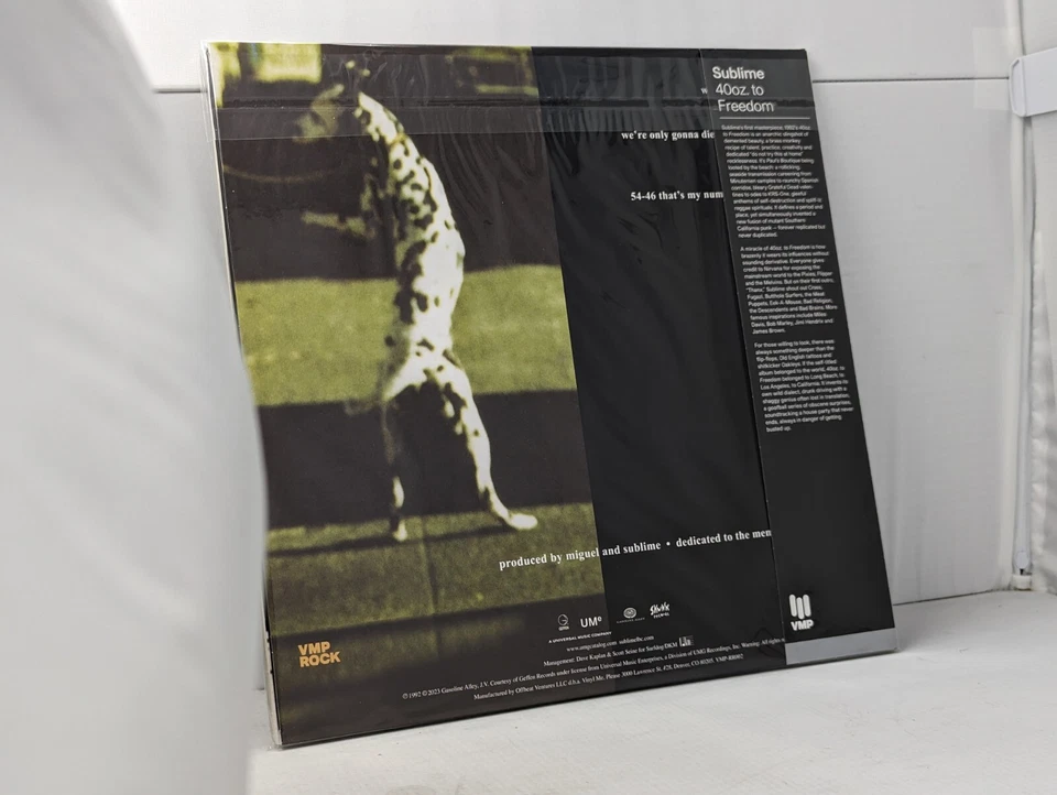 Sublime 40oz To Freedom 2 LP Blue Galaxy Vinyl Me Please VMP RR002 - Image 2 of 3