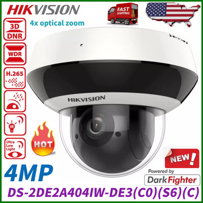 Hikvision DS-2DE2A404IW-DE3(C0)(S6)(C) 4MP 4XZoom DarkFighter Mini PTZ IP Camera