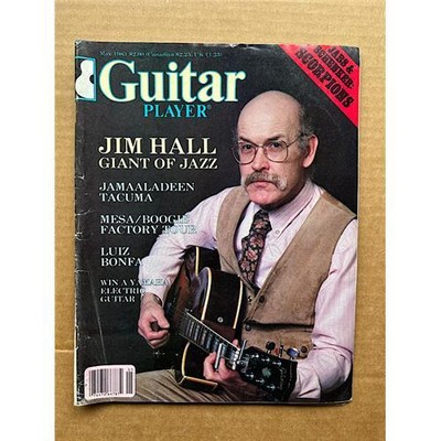 JIM HALL GUITAR PLAYER MAGAZIN MAI 1983 - JIM HALL COVER UND FUNKTION INNEN -ag