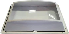 NEW SKYLIGHT - 14" X 22" - INNER DOME - CLEAR