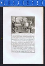 Tiberius Grabs Octavius from the Tribune, Year of Rome 619- 1810 Engraving Roman