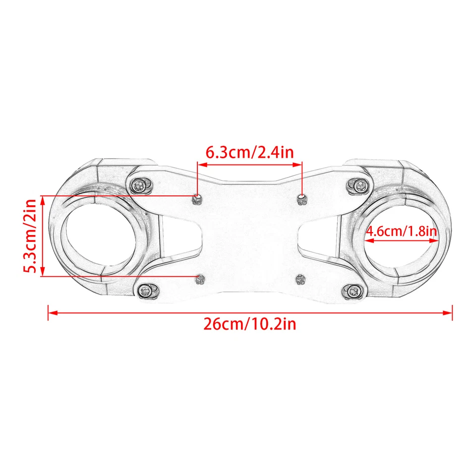 For Kawasaki KLR650 KLR 650 2008-2023 Black Front Fork Brace Fork Stabilizer - Image 3 of 4