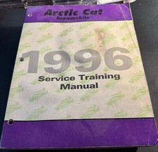 1996 ARCTIC CAT SNOWMOBILES SERVICE TRAINING MANUAL NICE 327