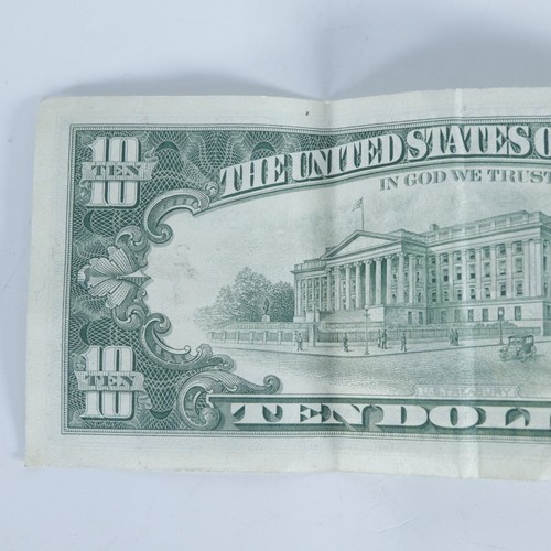1985 $10 Ten Dollar Bill Federal Reserve Note New York B Series B12433556D Crisp - Picture 6 of 7