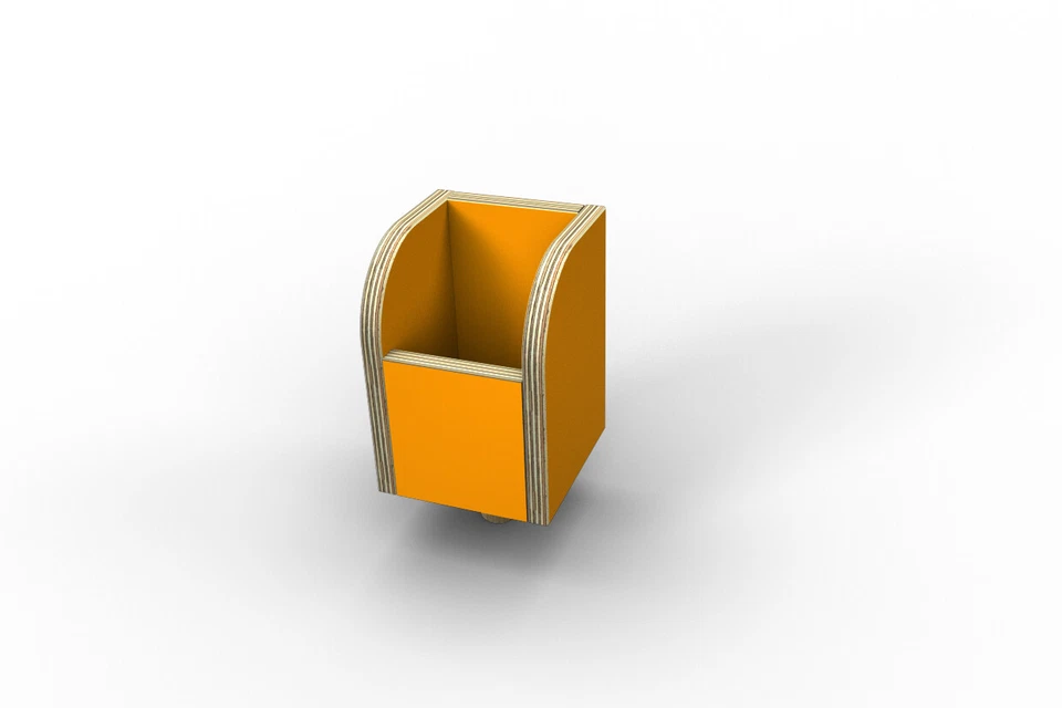 Tool T1 Stiftebox für den Tisch "growing table" - sonnengelb NEU !!!