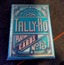 Emerald GILDED Tally-Ho Playing Cards Deck by Kings Wild Project - Only 200 Made