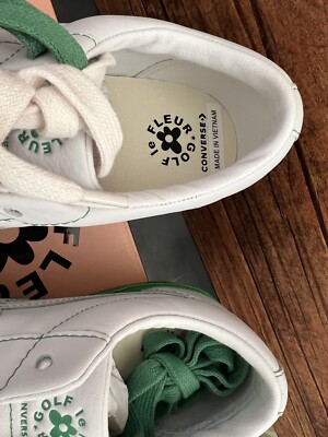 Converse One Star Ox x Golf Le Fleur Tyler Shoes White Green Mens