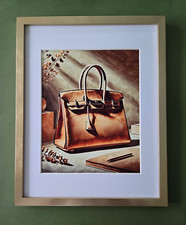 🔥ALEXANDER DULAC | HERMES BIRKIN Edizione Stampa Firmata a Mano di 10 | COA