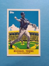 MICHAEL YOUNG 2007 TOPPS FLASHBACK FRIDAYS BASEBALL CARD # FF17 G3895