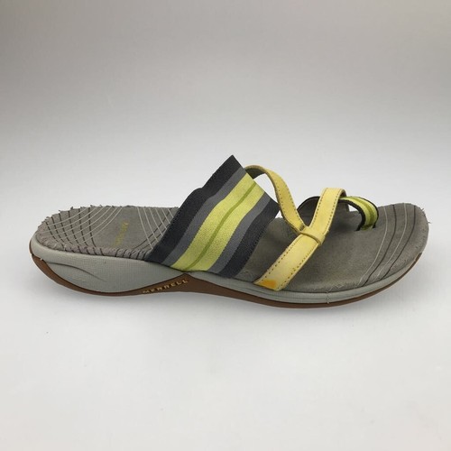 yellow merrell sandals