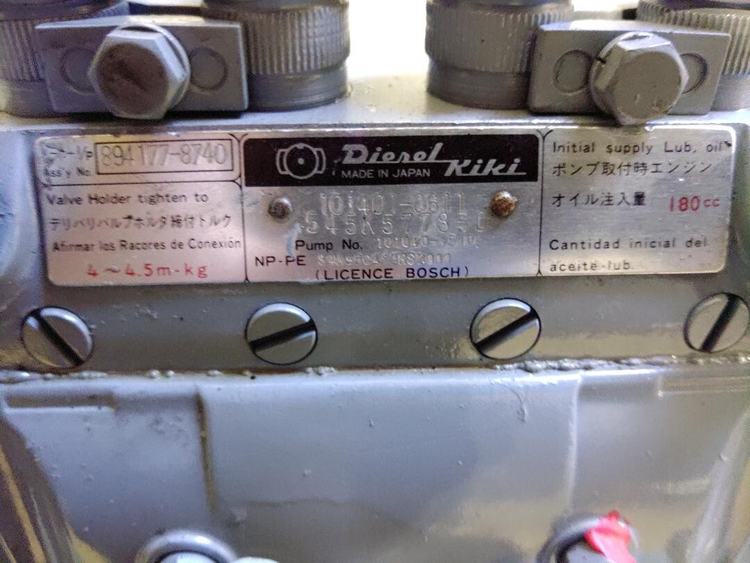 Diesel kiki fuel injection pump [ 101401-0611] | eBay