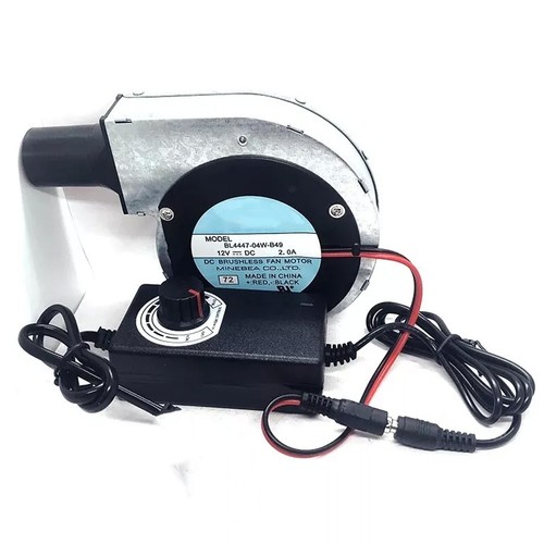 BL4447-04W-B49 12V 2A 11cm 11028 Metal Turbo Blower fan Adjustable Speed Adapt5C - Afbeelding 9 van 19