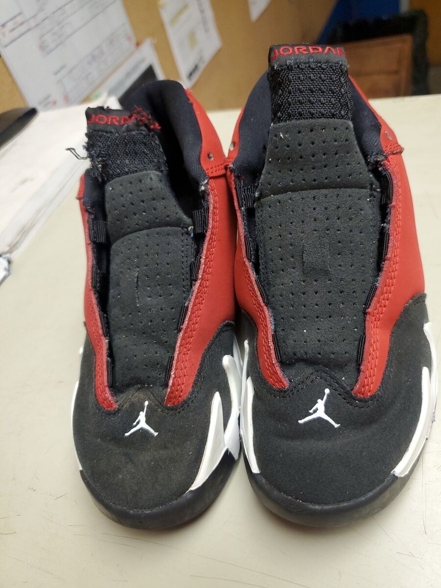 Nike Air Jordan 14 Retro PS Gym Red Toro 312092-006 Sz 10C Nike Air Jordan 14 Retro PS Gym Red Toro 312092-006 Sz 10C