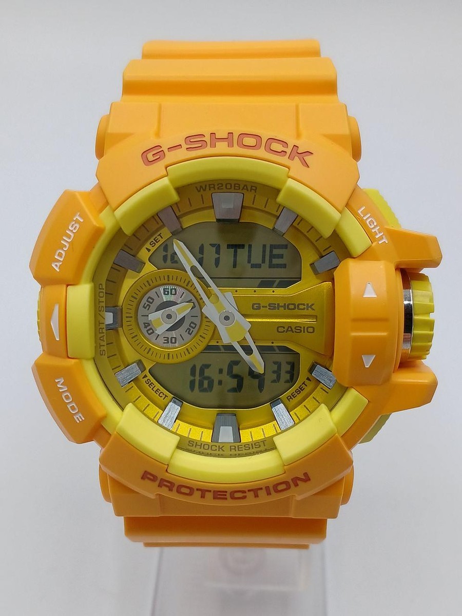 美品 希少品 廃盤CASIO G-SHOCK GA-400A-9AJF イエロー 美品 希少品 廃盤CASIO G-SHOCK GA-400A-9AJF イエロー - メルカリ