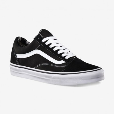 VANS OLD SKOOL BLACK & WHITE SKATE SNEAKER