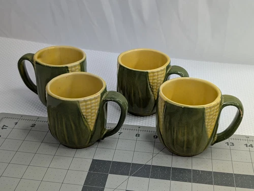 Shawnee Corn King Cob Coffee Cup Mug Lot DAMAGE Read