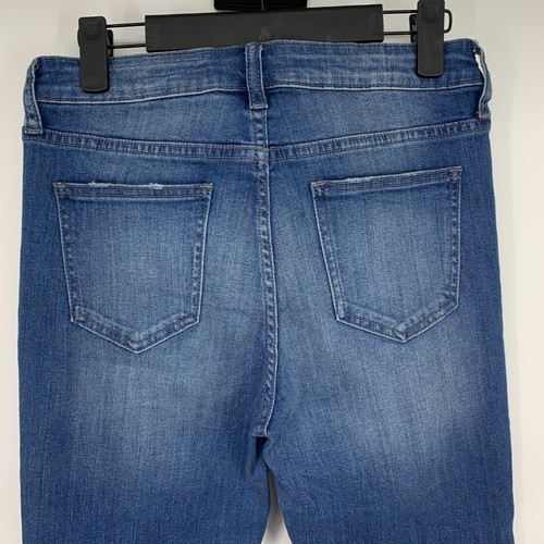 Pistola Jeans Womens Size 28 Blue Denim Skinny Ankle Fray Hem Mid Rise - Picture 7 of 8