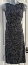 GAP Navy Space Dye Knit Sleeveless Midi Tank Dress Size XS Loose Fits to M NWT