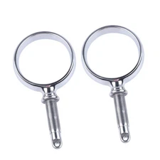 Hoffen Boat Stainless Steel Oarlock Socket Side Mount Rowlock Paddle Brackets...