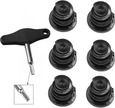 6 PCS Oil Pan Drain Plug Screw Replace,OEM 06L103801 And 1pc Car Tool Oil Drain 