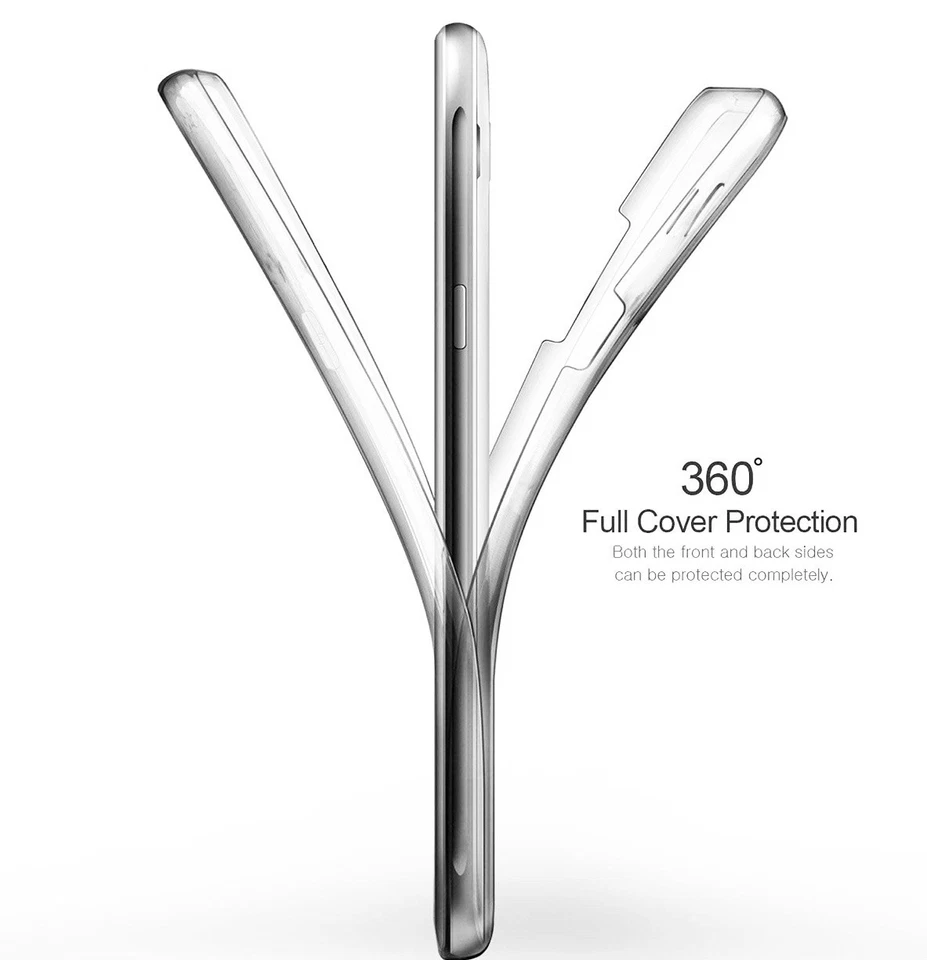 COVER TRASPARENTE PER HUAWEI MATE 20 LITE CUSTODIA FRONTE RETRO IN SILICONE 360 - Immagine 4 di 4