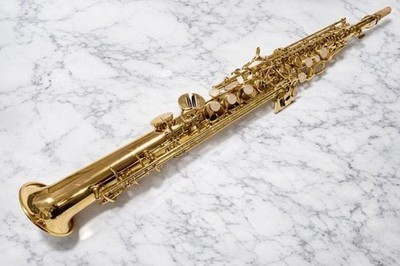 [Winning instrument!!] Super new!! Soprano saxophone Btuty gold with bonus