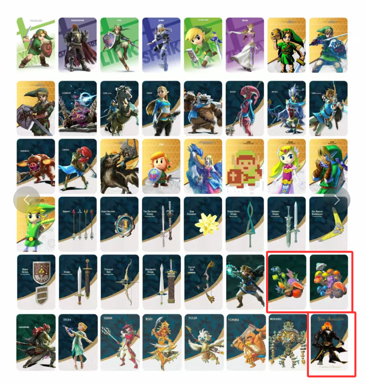 ムンビン switch on 特典トレカ joeun music 48pcs BOTW TOTK Zelda Tears of the Kingdom Mini NFC Cards for