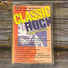 Classic Rock Superstars Cassette 1995 Columbia Records Compilation Hits