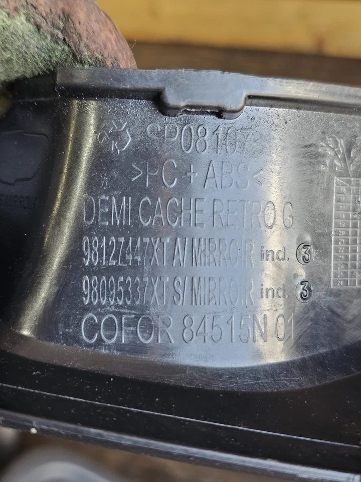 Espejo retrovisor envolvente Peugeot Expert MK3 1.5 98127447XT Foto 3 de 4